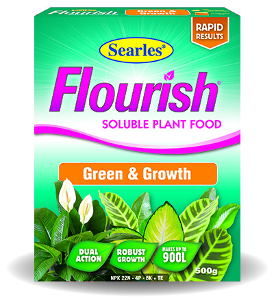 Searles Flourish Green and Growth Premium Plant Food 500g