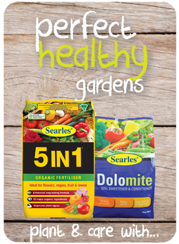 Searles Garden Products - Soil mix fertiliser plant food for growing healthy gardens