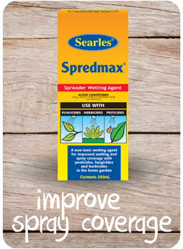 Spreader wetting agent - improve lawn and weed spray coverage
