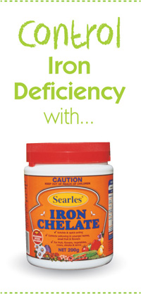 Searles Gardening Problem solver Controlling Iron Deficiency Solution