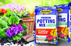 Searles Premium Advanced Potting Mix - quality potting mix available at bunnings