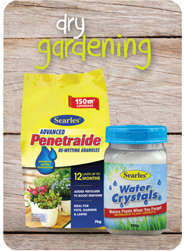 Searles Garden Products - Soil mix fertiliser plant food for gardening in dry weather conditons