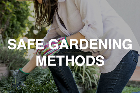 Safe gardening methods – Preventing sprains and strains