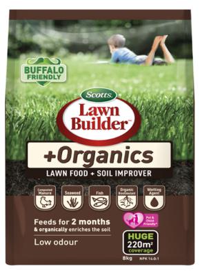 N LAWN BUILDER PLUS ORG LAWN FOOD BAG 8KG