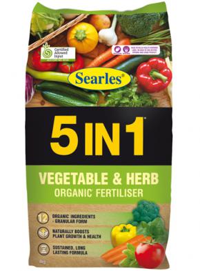 5IN1 Vegetable & Herb Fertiliser 4kg