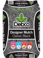 Debco Designer Mulch Black 40Lt