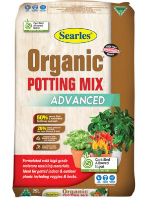 Searles Advanced Organic Potting Mix 25lt