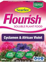 Searles Flourish Cyclamen & African Violet Soluble Plant Food 500g
