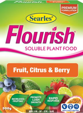 Searles Flourish Fruit & Citrus Soluble Plant Food 500g