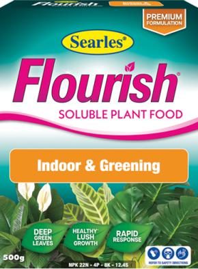 Searles Flourish Indoor & Greening Soluble Plant Food 500g