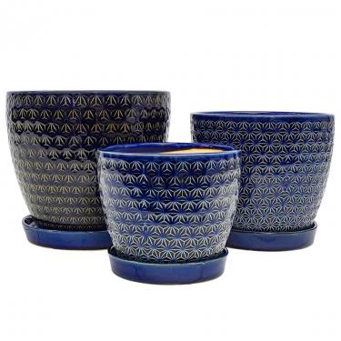 DISC Harper Pot & Saucer Set of 3