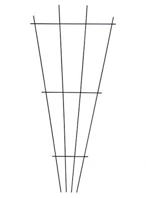 Orton Trellis Fantail 120cmH