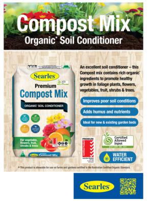 Searles Organic Compost Corflute Sign