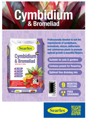 Searles Cymbidium & Bromelaid Mix Corflute Sign