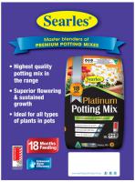 Searles Platinum Potting Mix Corflute Sign