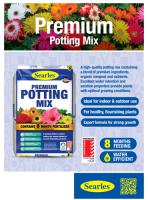 Searles Premium Potting Mix Corflute Sign
