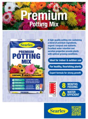 Searles Premium Potting Mix Corflute Sign