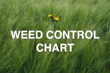 Weed control chart